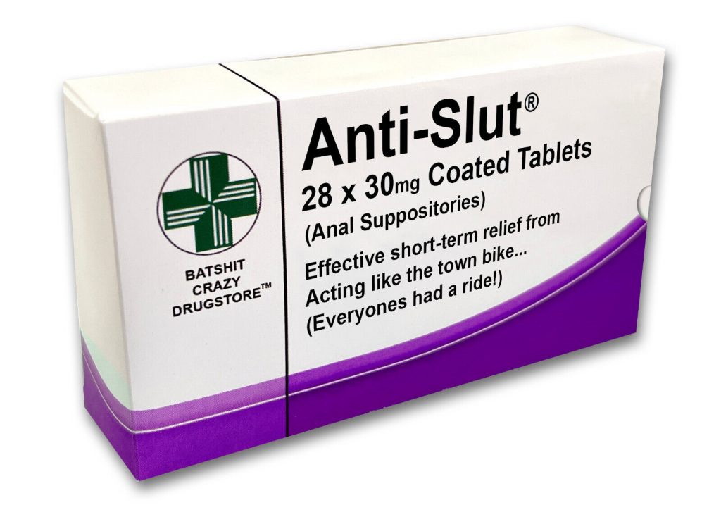 Anti Slut Pills Joke Gift