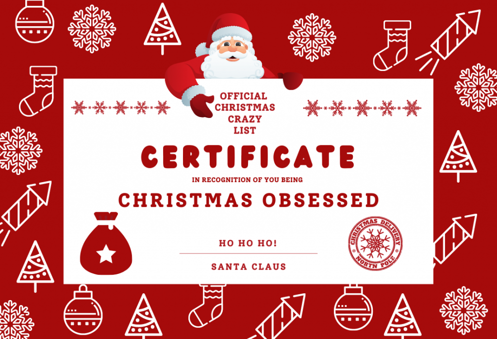 Congratulations You Are Certified Christmas Crazy