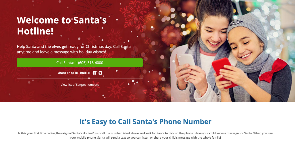 Free Santa Calls