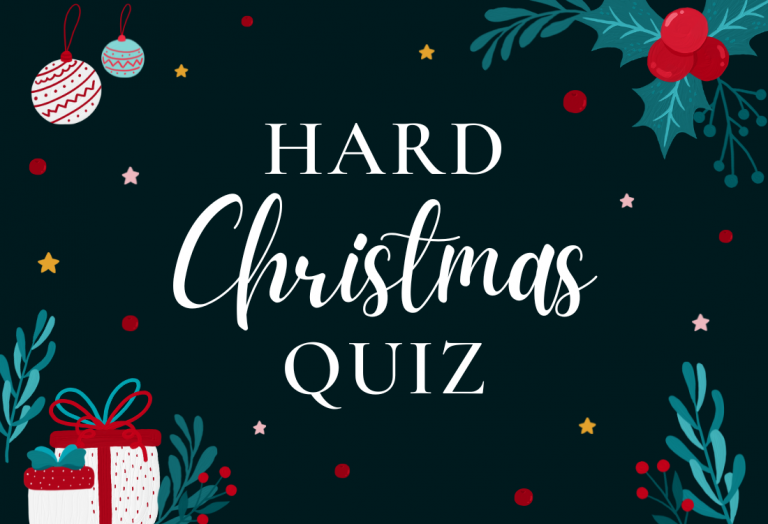 Hard Christmas Quiz