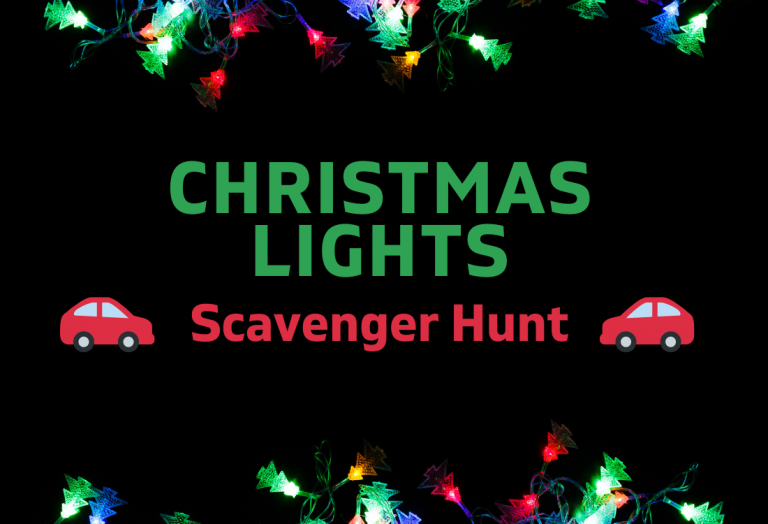 Christmas Lights Scavenger Hunt With Free Printable Checklist
