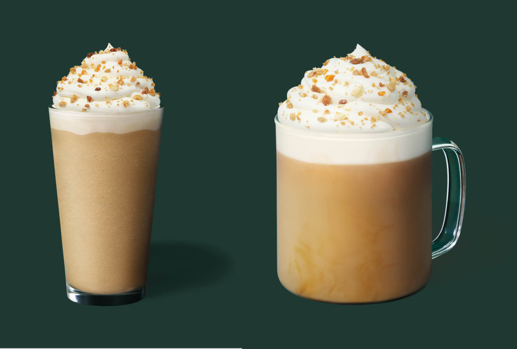 Starbucks Caramel Waffle Latte & Frappuccino