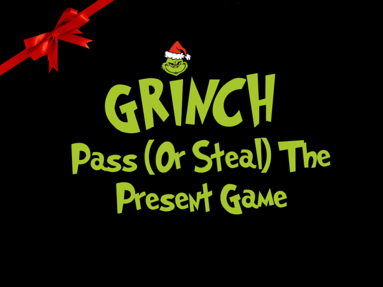 Grinch Pass the Parcel Game